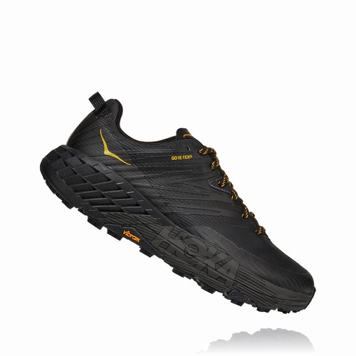 Hoka One One SPEEDGOAT 4 GORE-TEX Trail Running Shoes For Men India Black IN-2306